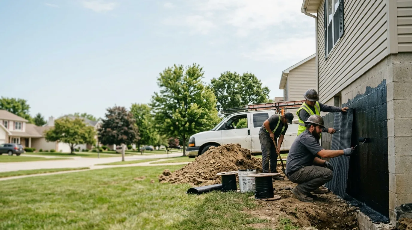 Basement Waterproofing in Kincaid, IL near me